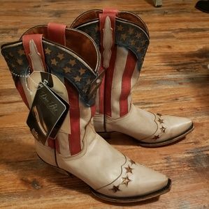 Dan Post American Flag Womens Boots